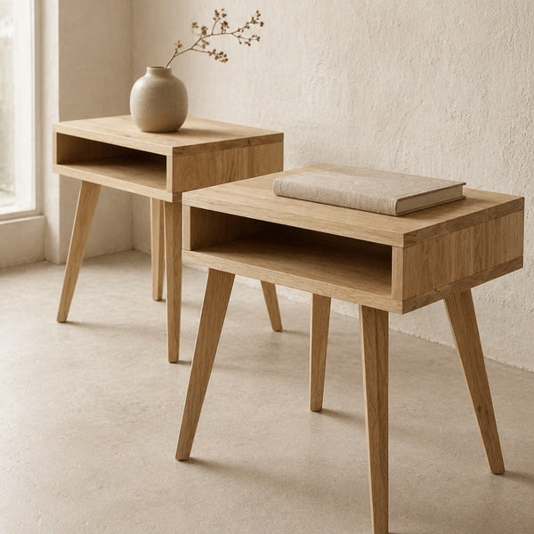 New Oak Pedestal