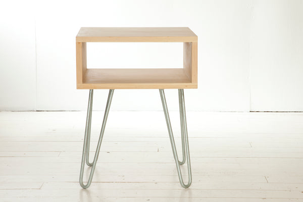 Hairpin Pedestal Side Tables